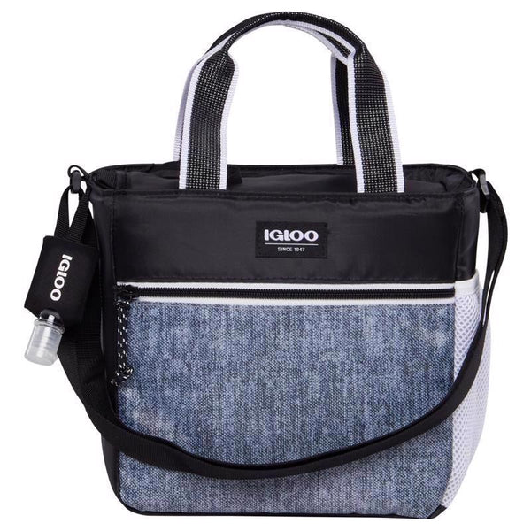 Igloo Urban Zip Gray 9 cans Lunch Bag Cooler - Open Box