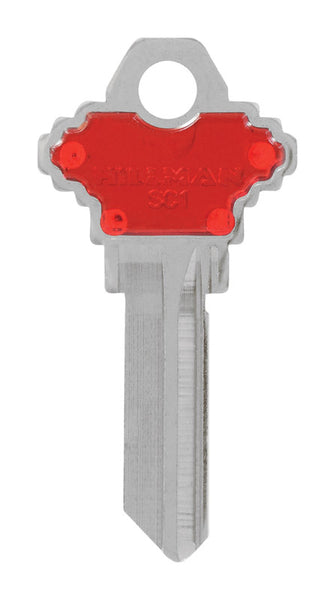 Llave en blanco Hillman ColorPlus para casa/oficina, individual (paquete de 5).