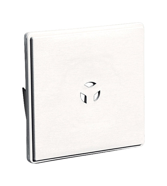Builders Edge Dutch Lap 6-5/8 in. H X 7 in. W X 7/8 in. L Prefinished White Copolymer Mounting Block
