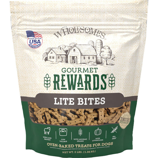 Wholesomes Rewards Gourmet Lite Biscuits, Lamb, 3 lbs.