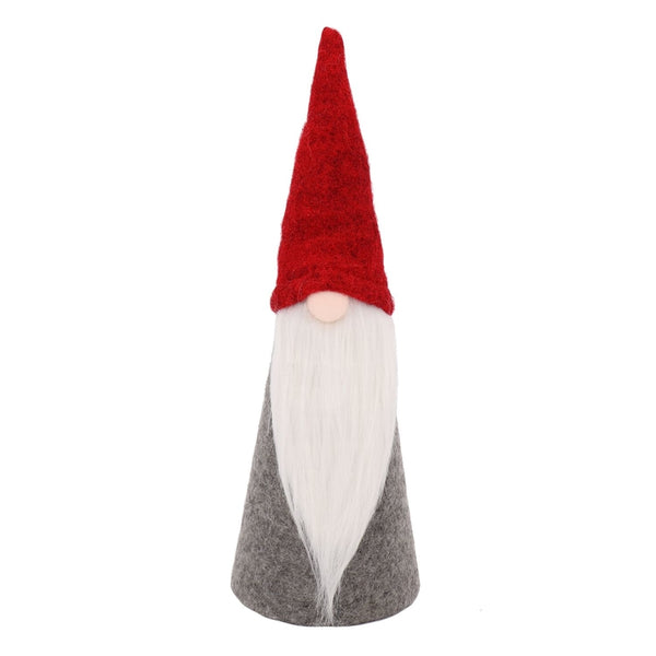 Decoración navideña para interiores con gnomo de sombrero rojo DEI (paquete de 6)