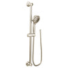Polished nickel eco-performance handshower handheld shower
