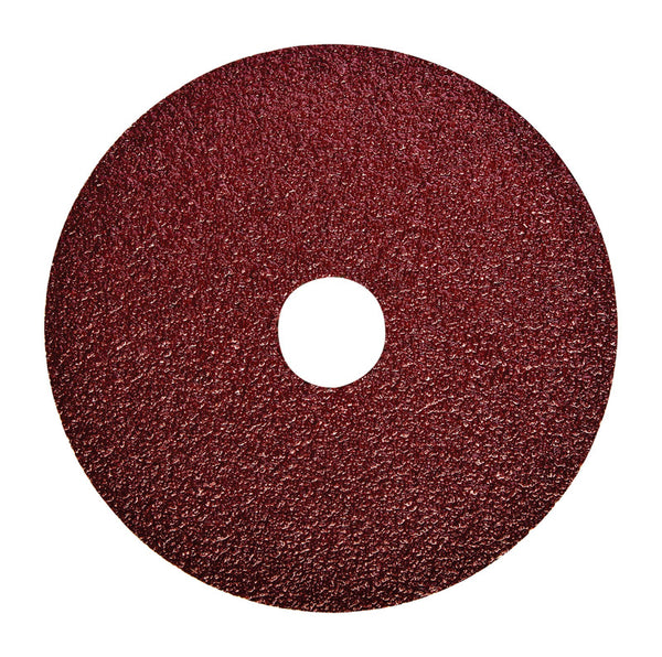 Disco de fibra de óxido de aluminio Norton de 5 pulg. DX de 7/8 pulg., grano 36, 25 piezas