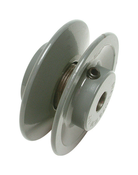 Polea de motor variable de hierro fundido gris de 3-1/4 pulg. de ancho