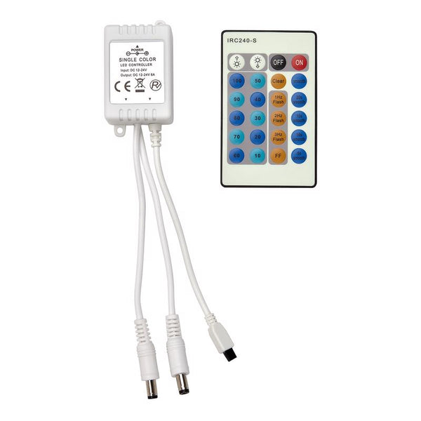 Westek 5.0 in. L White LED Tape Light Remote 1 pk