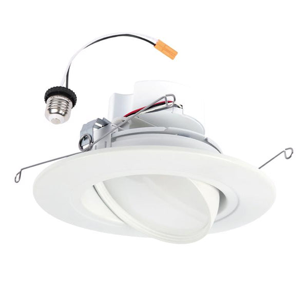 Iluminación LED empotrada Halo White de 5/6 pulg. W con cardán de 8,8 W