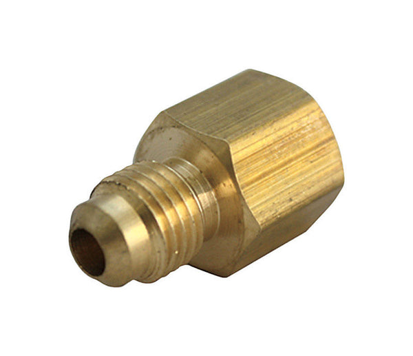 JMF 3/8 in. Flare x 3/8 in. Dia. FPT Brass Adapter (Pack of 10)
