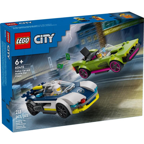 LEGO City Police Car & Muscle Car Chase ABS Plastic Multicolor 213 pc