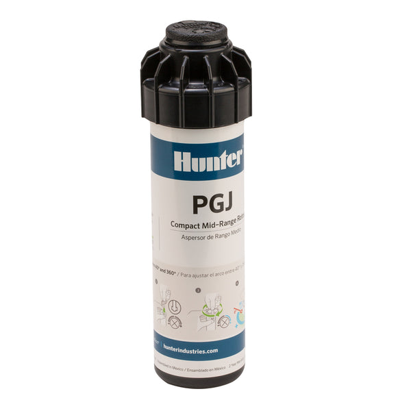 Aspersor emergente con rotor ajustable Hunter PGJ de 4 pulgadas de alto