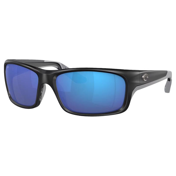 Gafas de sol Costa Jose Pro para hombre Gafas de sol Montura negra mate Montura negra mate Lentes de espejo azul para hombre