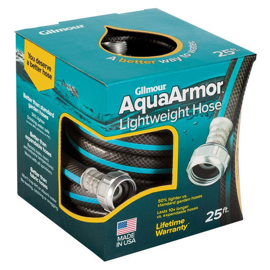 Gilmour AquaArmor 1/2 in. D X 25 ft. L Lightweight Garden Hose