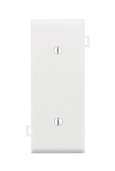 Leviton White 1 gang Thermoplastic Nylon Blank Wall Plate 1 pk