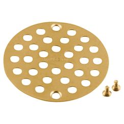 Cubiertas de desagüe de ducha/bañera en oro cepillado