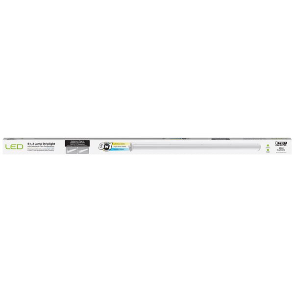 Tira de luces LED Feit de 48 pulgadas de largo con cableado blanco de 4500 lm