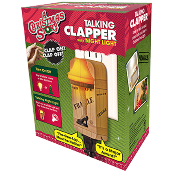 The Clapper A Christmas Story Automatic Battery Powered LED Leg Lamp Night Light (Pack of 12)