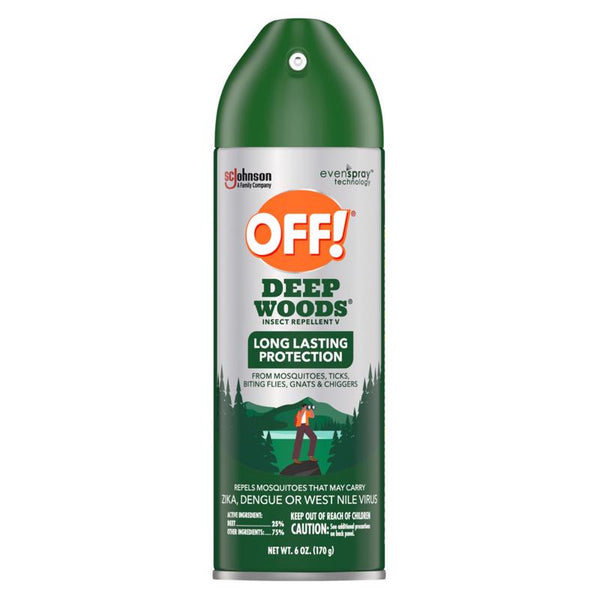 ¡OFF! Líquido repelente de insectos Deep Woods para insectos que pican, 6 oz (paquete de 12)