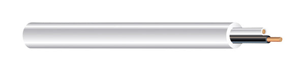 Southwire 55798847 200' White 18 Gauge 2 Wire Svt Cord