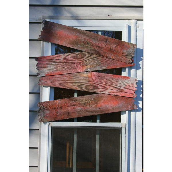 Fun World Bloody Haunted Windows Boards Halloween Decoration 30 in. H x .5 in. W 1 pk (Pack of 12)