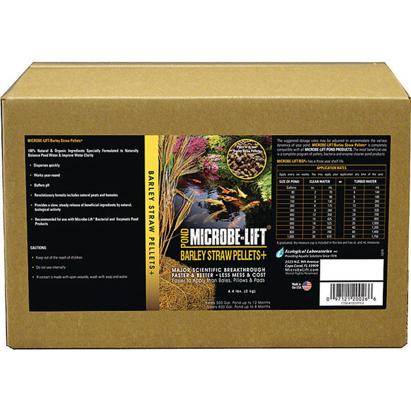 Pellets de paja de cebada Microbe Lift, 4,4 libras