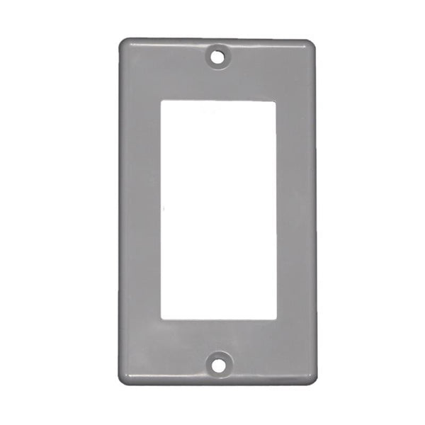 Caja rectangular termoplástica Cantex EZ con cubierta GFCI de 1 unidad