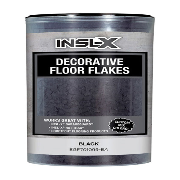 Escamas decorativas para pisos Insl-X, mezcla negra, para interiores y exteriores, 345 g - Oferta de la semana