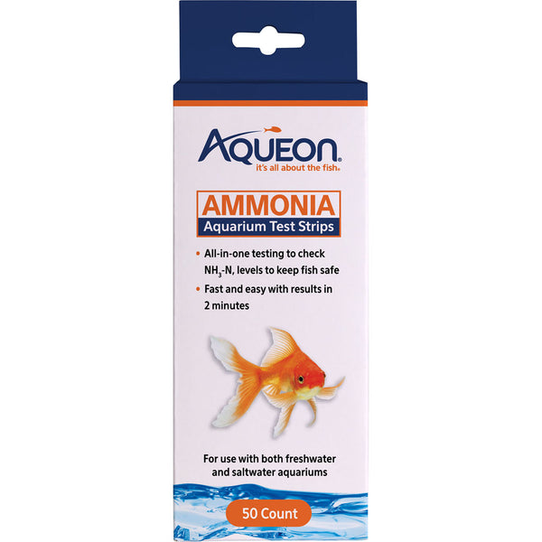 Tiras de prueba de amoníaco para acuarios Aqueon