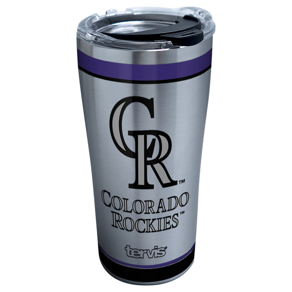 Vaso termo con tapa de 20 oz de los Colorado Rockies de Tervis MLB sin BPA multicolor