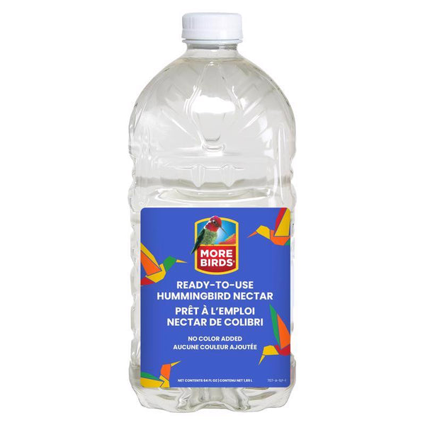 Néctar de vitaminas y minerales para colibríes More Birds, 64 oz