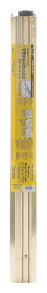 M-D 09043 36" Bright Gold Low Boy Thresholds With Vinyl Seal Aluminum