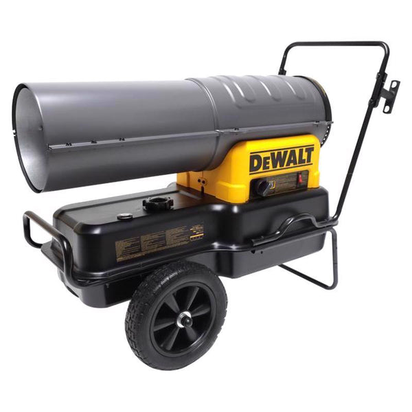 Calentador de aire forzado diésel/queroseno DeWalt de 140 000 Btu/h y 3000 pies cuadrados