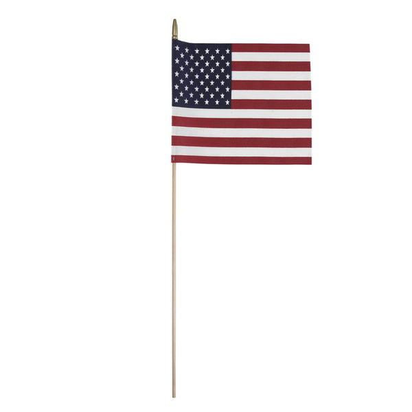 Bandera estadounidense de Valley Forge de 8 pulgadas de alto x 12 pulgadas de ancho