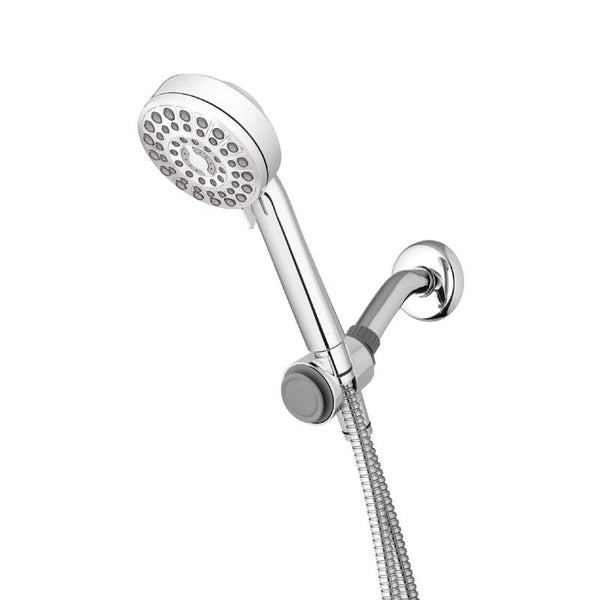Ducha de mano Waterpik DualDock Chrome de 7 configuraciones y 1,8 gpm