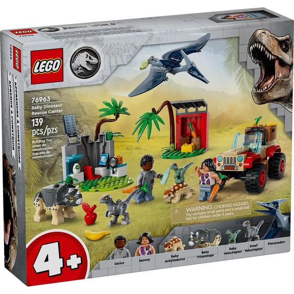 LEGO Jarrasic World Baby Dinosaur Rescue Center ABS Plastic Multicolor 139 pc