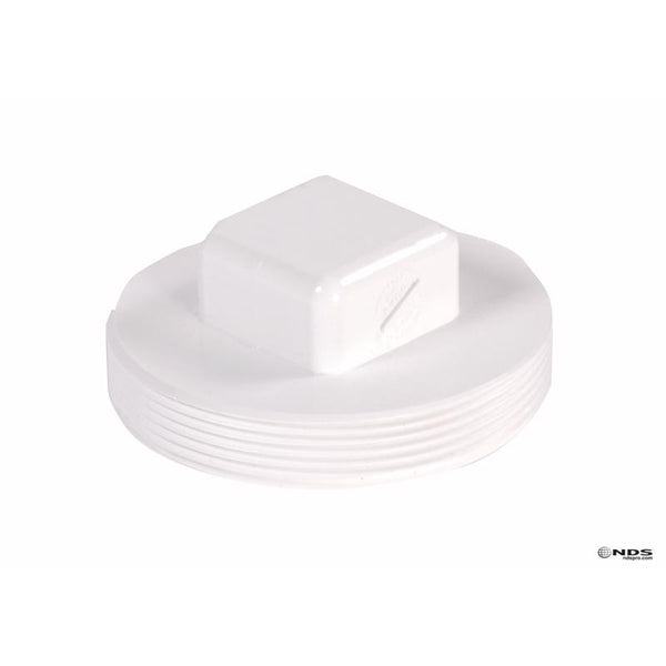 NDS Schedule 35 4 pulg. MPT cada uno X 4 pulg. D MPT Tapón de PVC 1 paquete