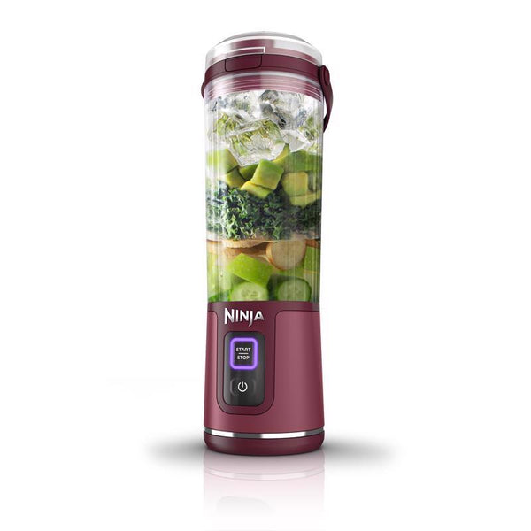 Licuadora Ninja Red de plástico de 18 oz y 1 velocidad