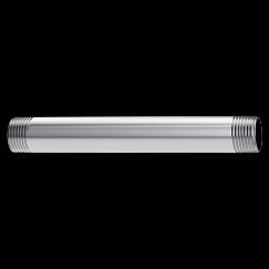 Chrome 6" straight shower arm