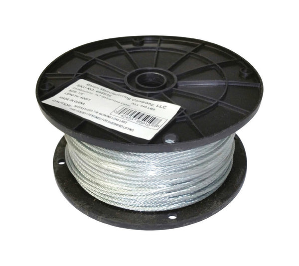 Baron Galvanized Steel 1/8 in. D X 500 ft. L Cable