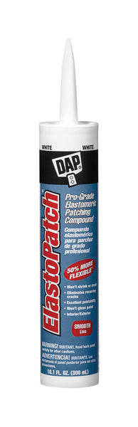 Compuesto de parcheo blanco listo para usar DAP ElastoPatch, 10,1 oz.