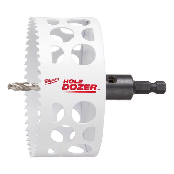 Milwaukee Hole Dozer 2-1/4 in. Bi-Metal Hole Saw with Arbor and Pilot Bit 1 pk