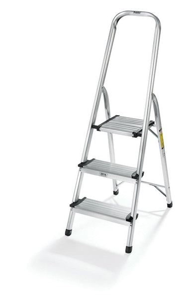 Taburete plegable de aluminio de 3 escalones Polder de 52,5 in de alto y 225 lb de capacidad