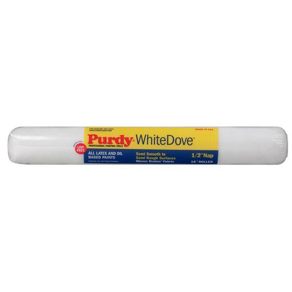Purdy White Dove Dralon 1/2 in. x 18 in. W Regular Paint Roller Cover 1 pk - Deal of The Week