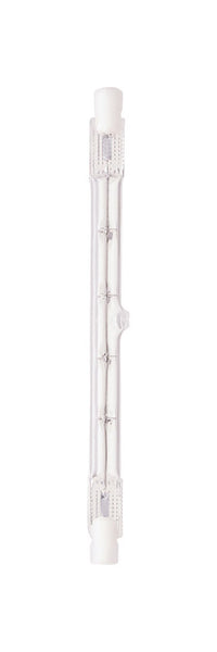 Bombilla halógena blanca transparente de servicio pesado Westinghouse, 150 W, 130 V, forma T3, 2950 K, 2,31 pulgadas de diámetro (paquete de 6)