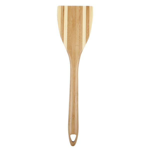 Espátula de bambú beige Core Kitchen Pro Chef de 12 pulgadas de largo