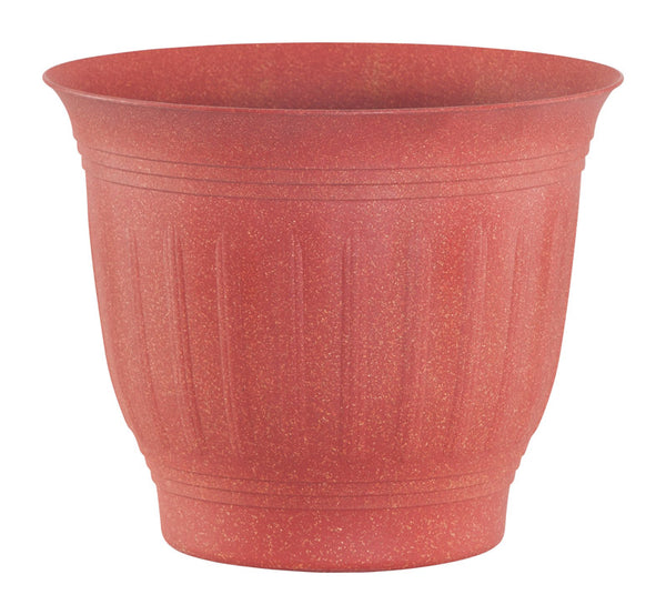 Bloem Colonnade 7.5 in. H x 8.8 in. Dia. Dark Earth Resin Colannade Planter (Pack of 12)
