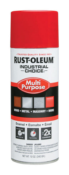 Esmalte en aerosol multiusos de color rojo OSHA Safety de Rust-Oleum Industrial Choice, 12 oz