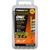Hillman POWERPRO ONE 1/4 in. S X 4 in. L Star Flat Head Multi-Material Screw (Pack of 5)