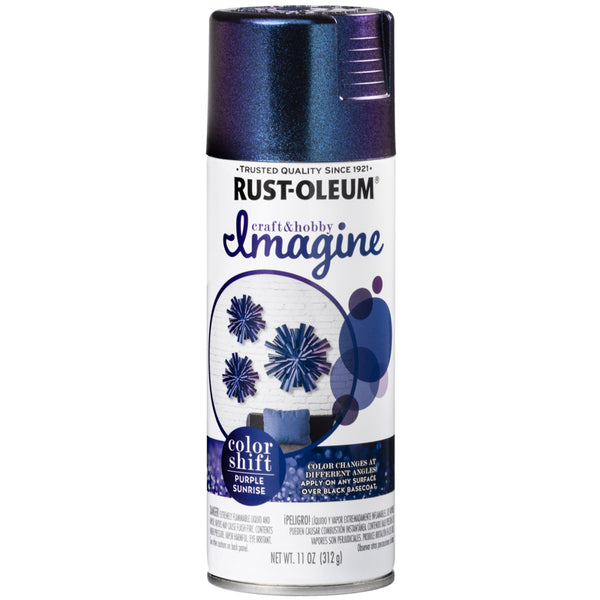 Pintura en aerosol Rust-Oleum Imagine Gloss Purple Sunrise de 11 oz
