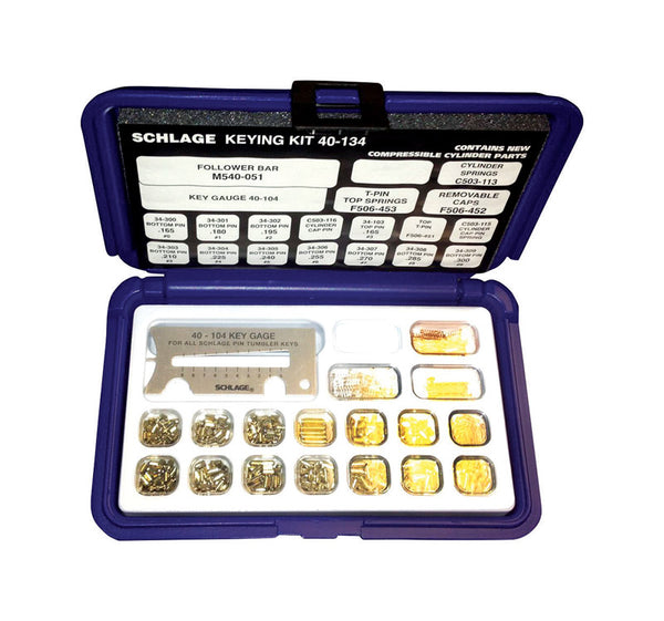 Kit de cambio de llaves de plástico Schlage, 1 unidad