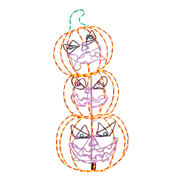 Celebrations Halloween 4 ft. LED Pumpkin JOL Yard Decor