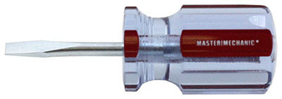 Destornillador, corto, de punta ranurada, 3/16 x 1,5 pulg.